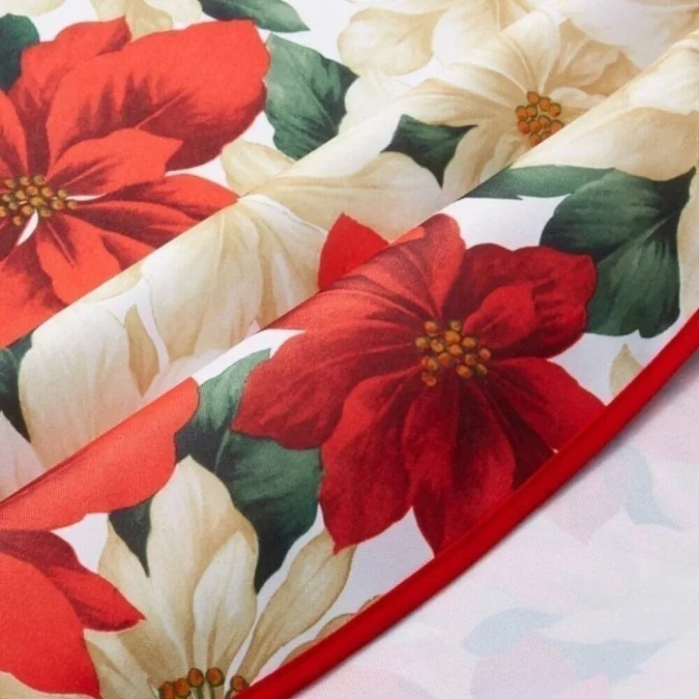 60” Round Vintage Euro Seasonal Floral Tablecloth